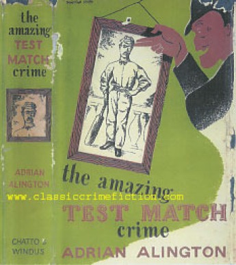 the amazing test match crime front cover